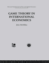 Omslagafbeelding: Game Theory in International Economics 1st edition 9780415269094
