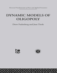 Omslagafbeelding: Dynamic Models of Oligopoly 1st edition 9780415771238