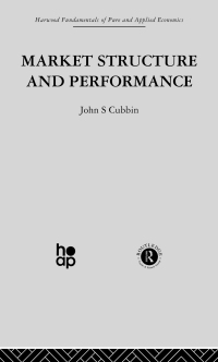 Imagen de portada: Market Structure and Performance 1st edition 9780415269193