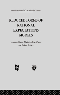 Imagen de portada: Reduced Forms of Rational Expectations Models 1st edition 9780415866071
