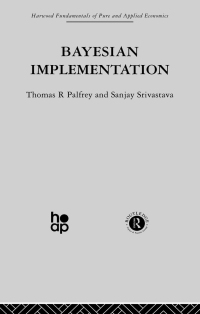 Cover image: Bayesian Implementation 1st edition 9780415846196