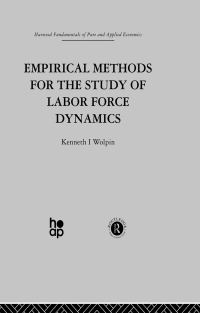 Imagen de portada: Empirical Methods for the Study of Labour Force Dynamics 1st edition 9780415269407