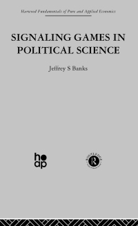 Immagine di copertina: Signalling Games in Political Science 1st edition 9780415850667