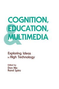 Cover image: Cognition, Education, and Multimedia 1st edition 9780805800364