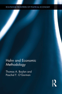 صورة الغلاف: Hahn and Economic Methodology 1st edition 9780415213486