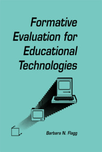 Cover image: formative Evaluation for Educational Technologies 1st edition 9781138993068