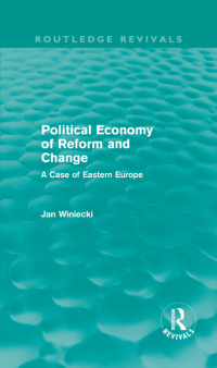 Imagen de portada: Political Economy of Reform and Change (Routledge Revivals) 1st edition 9780415505949