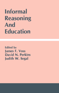 Cover image: Informal Reasoning and Education 1st edition 9780805802085