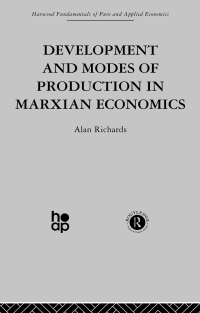 Omslagafbeelding: Development and Modes of Production in Marxian Economics 1st edition 9780415866156