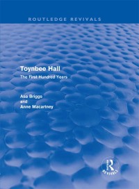 Cover image: Toynbee Hall (Routledge Revivals) 1st edition 9780415504621