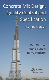 Cover image: Concrete Mix Design, Quality Control and Specification 4th edition 9780415504997