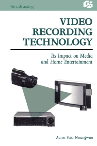 Imagen de portada: Video Recording Technology 1st edition 9780805806229