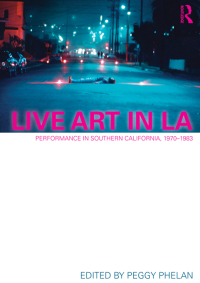 Immagine di copertina: Live Art in LA 1st edition 9780415684224