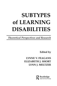 Imagen de portada: Subtypes of Learning Disabilities 1st edition 9781138866591