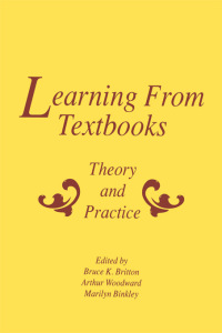 صورة الغلاف: Learning From Textbooks 1st edition 9780805806779