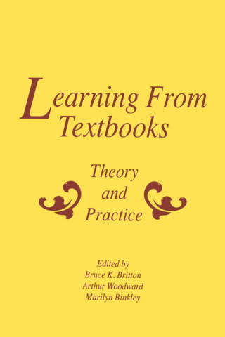 Cover image: Learning From Textbooks 1st edition 9780805806779