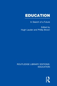 Cover image: Education  (RLE Edu L Sociology of Education) 1st edition 9780415500913