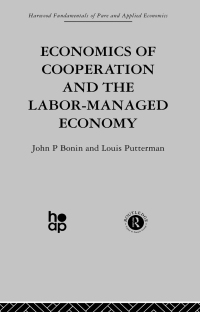 Cover image: Economics of Cooperation and the Labour-Managed Economy 1st edition 9780415274678