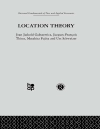 Imagen de portada: Location Theory 1st edition 9780415274722