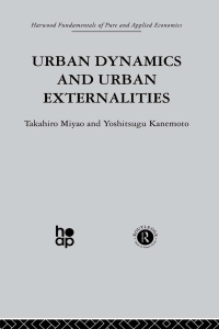 صورة الغلاف: Urban Dynamics and Urban Externalities 1st edition 9780415866330