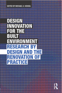 Cover image: Design Innovation for the Built Environment 1st edition 9780415596640