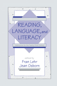 Cover image: Reading, Language, and Literacy 1st edition 9780805811667