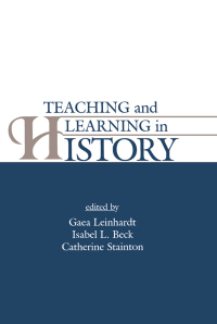 表紙画像: Teaching and Learning in History 1st edition 9781138983656