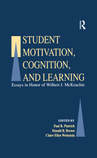 Imagen de portada: Student Motivation, Cognition, and Learning 1st edition 9781138983144
