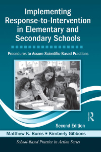 Cover image: Implementing Response-to-Intervention in Elementary and Secondary Schools 2nd edition 9781138128576