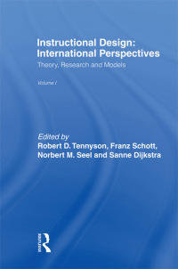 Cover image: Instructional Design: International Perspectives I 1st edition 9780367088682
