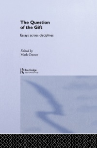 Cover image: The Question of the Gift 1st edition 9780415869140