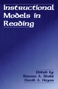 صورة الغلاف: Instructional Models in Reading 1st edition 9780805814590