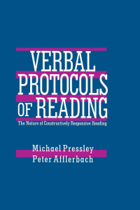 Imagen de portada: Verbal Protocols of Reading 1st edition 9780805815375