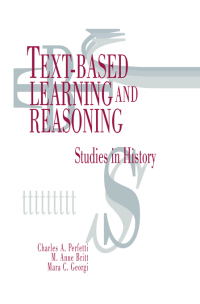 Imagen de portada: Text-based Learning and Reasoning 1st edition 9780805819779