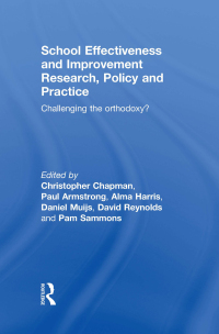 Cover image: School Effectiveness and Improvement Research, Policy and Practice 1st edition 9780415698993