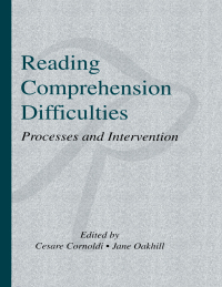 Imagen de portada: Reading Comprehension Difficulties 1st edition 9781138984615