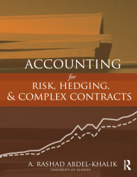 Imagen de portada: Accounting for Risk, Hedging and Complex Contracts 1st edition 9780415808941