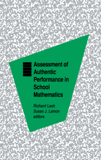 Cover image: Assessment of Authentic Performance in School Mathematics 1st edition 9781138964020