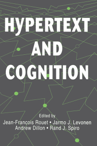 Imagen de portada: Hypertext and Cognition 1st edition 9780805821437