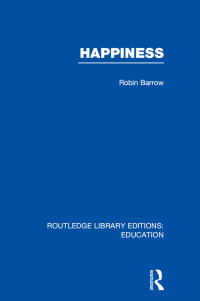Cover image: Happiness (RLE Edu K) 1st edition 9780415751179