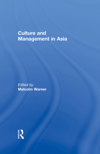 Imagen de portada: Culture and Management in Asia 1st edition 9780415297271