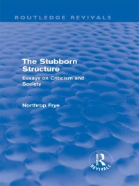 Cover image: The Stubborn Structure 1st edition 9780415696401