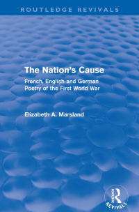 Cover image: The Nation's Cause 1st edition 9780415696364