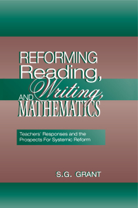 Imagen de portada: Reforming Reading, Writing, and Mathematics 1st edition 9780805832976