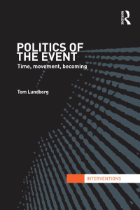 Imagen de portada: Politics of the Event 1st edition 9780415721622
