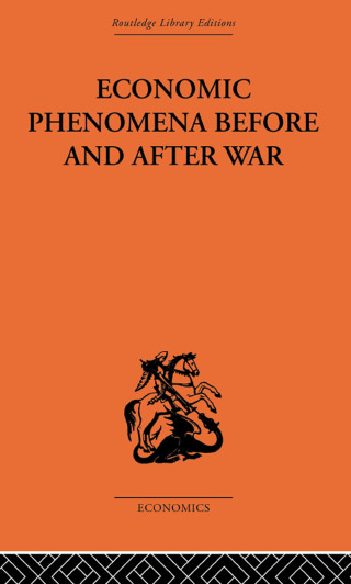 Cover image: Economic Phenomena Before and After War 1st edition 9780415607063