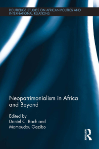 Cover image: Neopatrimonialism in Africa and Beyond 1st edition 9780415687935