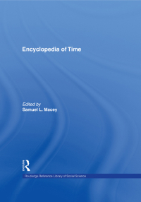 Omslagafbeelding: Encyclopedia of Time 1st edition 9780815306153