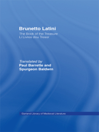 Cover image: Brunetto Latini 1st edition 9780815307631