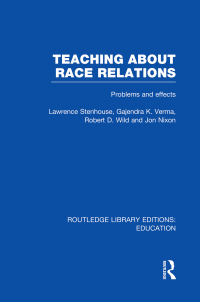 Imagen de portada: Teaching About Race Relations (RLE Edu J) 1st edition 9780415694537